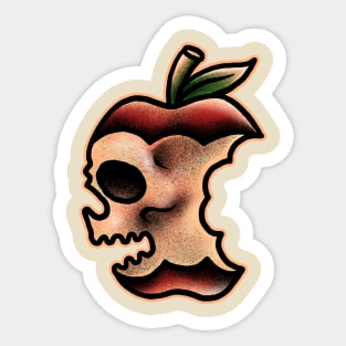 Apple skull Sticker